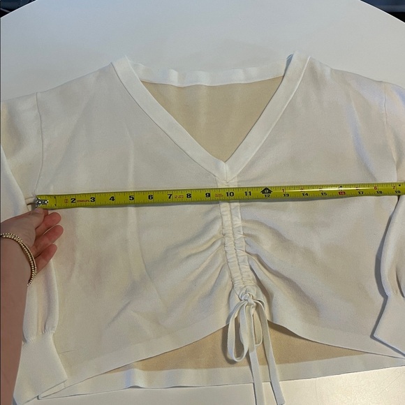 Alice & Olivia NORA REVERSIBLE DRAWCORD PULLOVER - XS - Picture 8 of 10